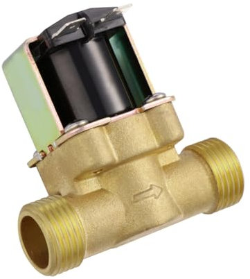 JECOMPRIS Magnetventil Dc Normalerweise Geschlossen Wasserregelventil Elektromagnetisch Aus Messing Rückschlagventil Für Warm Und Kaltwasser