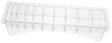 SAFIGLE 10grids Hair Clipper Guard Combs Barber Clipper Tray Guide Comb Organizer Hair Salon Tools