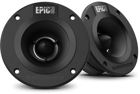 AudioControl EPICPRO4T 4 Bullet Tweeter Car Speakers (Pair) – 80 W RMS High-Output Ultra-Clear High Frequencies, Compact Mount, Premium Sound Upgrade, NOT FOR FACTORY UPGRADES