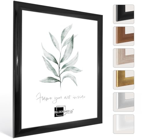 Bilderrahmen (Valencia) 100X150cm Schwarz (Hochglanz)