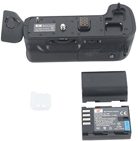 DSTE GH3 Replacement Battery Grip for Panasonic Lumix GH3 Camera + 2pcs DMW-BLF19E