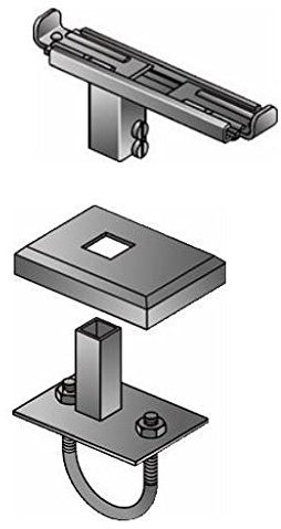 Buderus Halterung Fensterbankträger Klemmfix Typ 2001 Guss und Röhrenradiatoren (Typ: T10 (150-250 mm))
