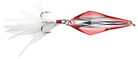 Lunkerhunt Rassel Spud-Rassel, Silber/rot, 3/16 oz