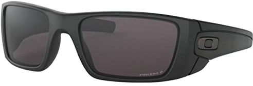 Oakley Brennstoffzellen-Sonnenbrille, Standardausgabe, mattschwarz, mit grauen, polarisierten Gläsern von Prizm, 60 mm, Grau, Einheitsgröße