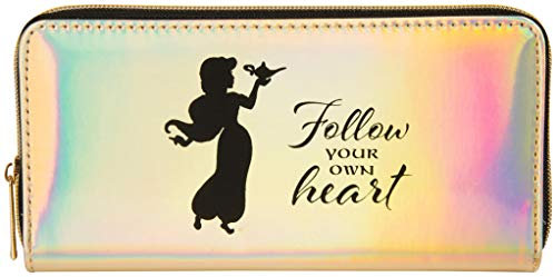 Disney Prinzessin Alladin Geschenke, Damen, Geldbörse, Roségold, Disney Handtasche, Mehrfarbig