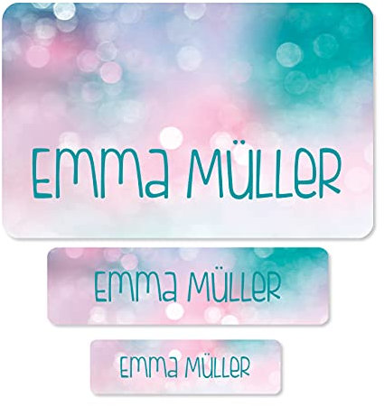 Striefchen® Schuletiketten mit Namen - Motiv: Traum - ideal für das Beschriften von Heften und Büchern in der Schule