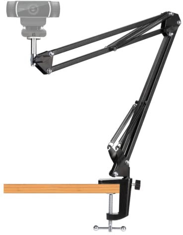 Anivia Webcam-Ständer, Schreibtisch-Halterung, Kamera-Arm Klemm-Ständer, Webcam-Klemmhalterung, Aufhängung, Scheren-Stativ-Ständer, Kamera-Arm für Webcam W8, W5, C922, C930e, C930, C920, C615