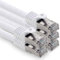 Câble Réseau Cat7 Cat7 10 GB/s SFTP - 5X 5m - RJ45 Ethernet LAN DSL Routeur Modem - Blanc