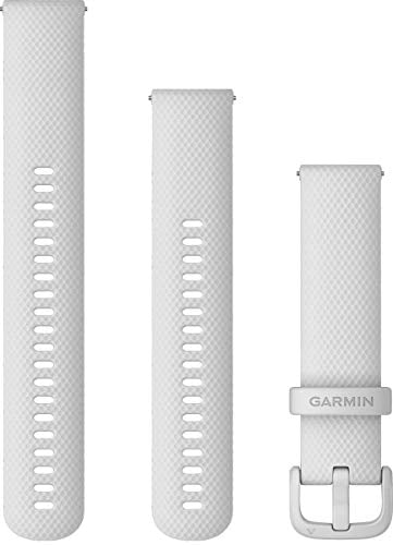 Garmin Schnellwechsel-Armband 20mm, passend für Venu, Venu 2Plus, Venu SQ/ SQ2, vivoactive 3/ 5, vivomove- Serie, Forerunner 55/ 245/ 645, Approach S40/ S42/ S12, D2 Air