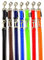 Hundeleine reflektierend große Hunde Doppelleine 2m / 2,40m / 2,80m / 3,50m / 5m verstellbar Made IN Germany (Schwarz 25mm, 3,50m)