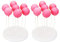 NANGOPOP Cake Pop Ständer – 7 Löcher Holz Lutscher Halter Display Runde Süßigkeiten oder Saugnapf Ständer für Hochzeit, Geburtstag, Party, Weiß, 2 Stück