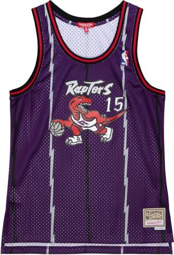 Mitchell & Ness Vince Carter #15 Toronto Raptors 1998-99 Swingman NBA Trikot Lila (Damen), S