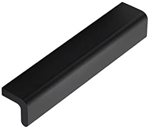 SOTECH Möbelgriff MALMÖ BA 288 mm Schwarz eloxiert Aluminium Griffleiste Griffprofilleiste
