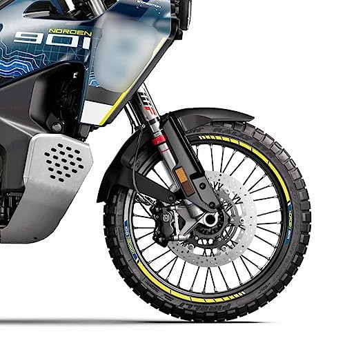 labelbike - Aufkleber Streifen Motorrad Felgen Räder Schutz Kit kompatibel mit Husqvarna Norden 901 2023