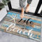 Life is Better at The Beach Starfish Indoor Doormat Front Door Mats,Water Absorbent Non Slip Floor Mat for Home Bathroom Kitchen Entrance 36X24 Inch