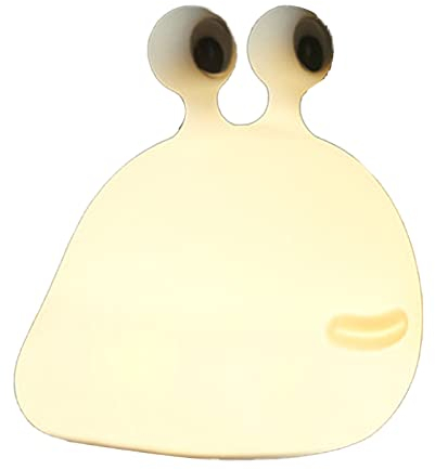 FTVOGUE Schnecke Nachtlicht Niedliche Cartoon-Tier-Nachttischlampe Silikon Nachtlicht für Kinderzimmer Outdoor Camping