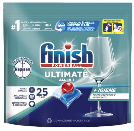 ULTIMATE ALL IN 1 Pastiglie per Lavastoviglie 25 caps