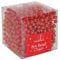 Christmas Luxury 8 Metre Bead Chain Garland Decoration Xmas Tree Hanging Ornaments (Red)