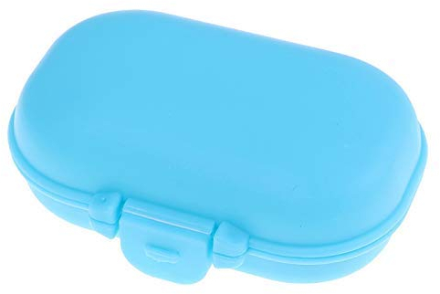 1 PC 4 Farben Mini Tragbare 2 Grid Push Open Style Pillendose Medizin Pillendose Tablet Aufbewahrungskoffer Container Hüllen Aufbewahrungsbox (Farbe: 1)