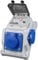 RoadEu - Distributore di corrente 230 V – 2 prese Schuko – Quadro Elettrico di Distribuzione con magnetotermico differenziale 40A e interruttore C16A – Distributore di corrente IP44
