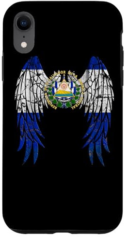 Hülle für iPhone XR El Salvadorianische Flagge Engelsflügel Jesus Christian El Salvador