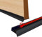 Perfil Rodapie Cocina 5 m Perfil para Rodapie para Espesor de Madera de 15 mm 16 mm y 17 mm Perfil de Sellado (Nero, 5)