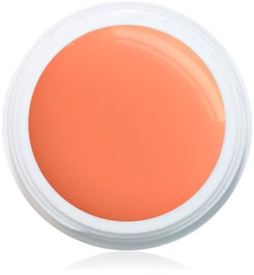 Farbgel für Gelnägel Pastell Orange 5ml, Candy, Warmer Orange-Ton für kreative Akzente & Nail Art, UV Gel für LED Lampe & UV Lichthärtung, Deutsche Marke, Lynis-Nailshop.de