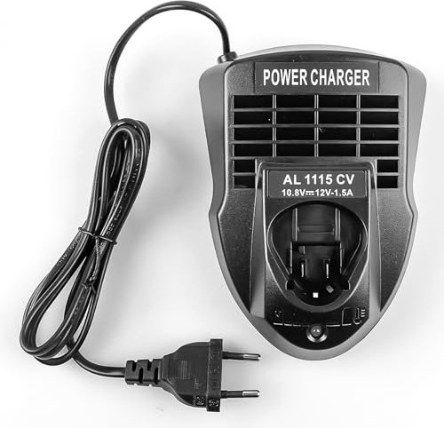 1 Pièce Chargeur pour Bosch 10.8V-12V AL1115CV Chargeur pour Batteries au Lithium, Chargeur Rapide pour Bosch, Prise EU