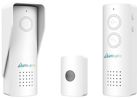 Portier automatique sans fil, batterie au lithium longue durée, relais ouvre-porte alimenté 12 V. Jusqu'à 500 m de distance. Idéal pour les maisons unimamiliaires, bureaux et industriels