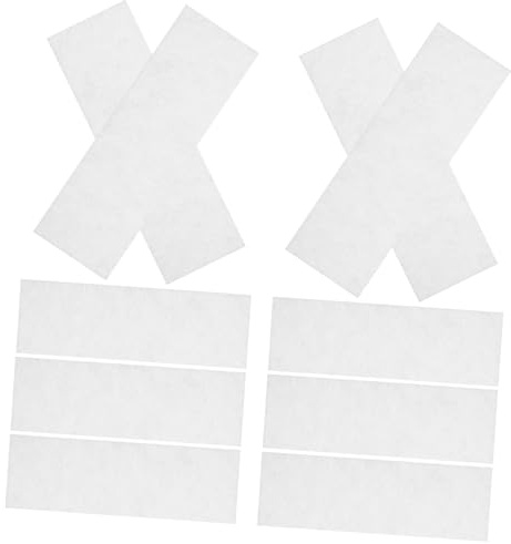 Waschmaschinenfilter Baumwollfilterpapier 10 Stück, Zuschneidbar Weiß