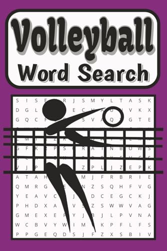Volleyball Word Search Puzzle Book: Volleyball Themed Word Search Puzzle Activity Book about Court Sport, Athlete for Adults, Kids, Teens & Seniors , ... Gift, Travel (Sports Word Search Series)