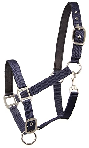 Waldhausen Perlonhalfter Satin, blau, VB