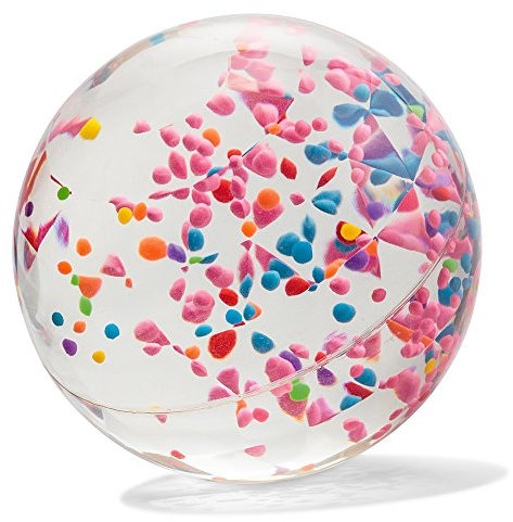 Tobar - 12468 - Grosse balle rebondissante avec paillette multicolores