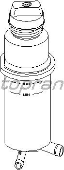 TOPRAN 109 070 Ausgleichsbehälter Hydrauliköl-Servolenkung mit Deckel Kompatibel mit VW PASSAT Variant 3A5, 35I 109 070 001 330422371 357422371