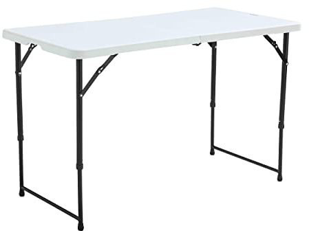 Rekkem Table Pliante Blanche 122 x 61 x 74 cm