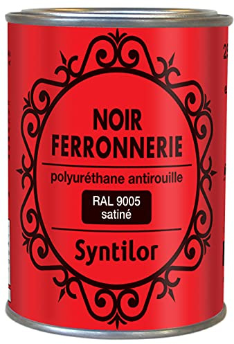 Syntilor - Peintures Ferronnerie Noir Satiné 0,25L