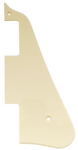 Musiclily Gitarren-Schlagbrett Pickguard für China Made Epiphone Les Paul Standard Modern Style,1 lagig Crème
