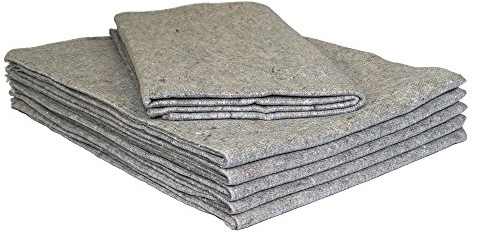 KK Verpackungen® Umzugsdecken 150 x 200 cm | 5 Stück, Strapazierfähige Möbeldecken für den Umzug | Packdecken aus Industriequalität zum optimalen Schutz Ihrer Möbel