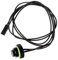 LTronics Water Cooling Temperature Sensor Stop Fitting, 10K, G1/4 - Black