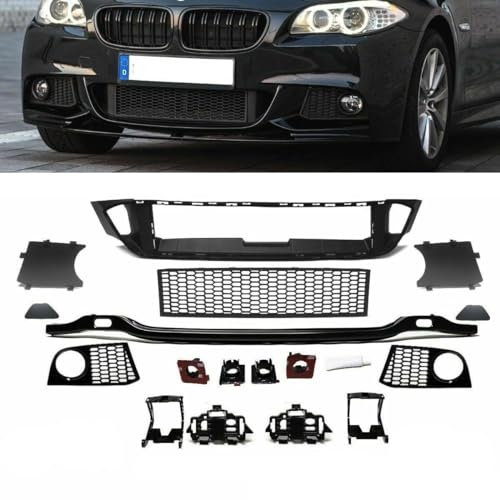 DM Autoteile SET Zubehör Set Komplett Stoßstange vorne passt für 5er F10 F11 mit M-Paket