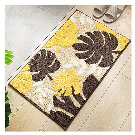 HONGBI rutschfeste Badematte,Badteppich Vorleger aus Mikrofaser,Maschinenwaschbar Teppich für Badezimmer,Wohnzimmer,Schlafzimmer Farbe 4 40x60cm