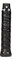 Gamma Übergriffband Supreme Perforated Overgrip 3er-Pack Schwarz
