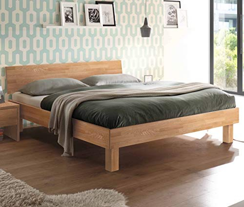 Hasena Trento Bett Forti 20 Eiche Bianco Kopfteil 140x200