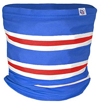 fanoriginals - Schlauchschal in den Farben der Rangers - Blau/Weiß/Rot