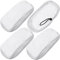 Spares2go Hard Floor Cleaning Cloth Pads compatible with Polti Vaporretto SV205 Steam Cleaner Mop (Pack of 4)