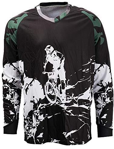 HimyBB Radtrikot Herren MX Motocross Trikots Dirt Bike Downhill Shirt Racing Reiten, Cd9502, L