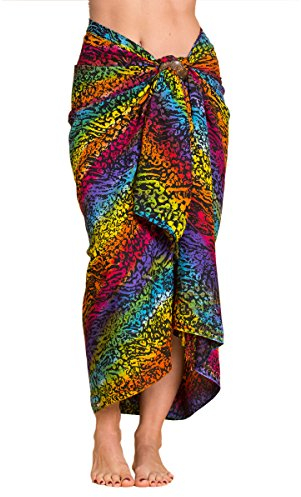 PANASIAM Sarong B013 Rainbowblack, L