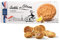 Filet Bleu | Biscotti con Scaglie di Limone | Frollini Limone e Mandorle | Biscotti Francesi Sablé in Astuccio - 150 Gr. | 9 Frollini al Limone e Mandorle