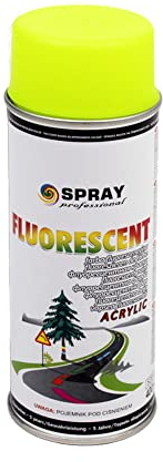 VE-INDUSTRIES Neon Leuchtfarbe Spray 400ml matt Signalspray (Neongelb)