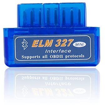 iSpchen Auto Diagnosegerät Scanner Bluetooth OBD2 ELM327 Diagnose Adapter Mini Bluetooth OBD II Scanner Diagnosewerkzeuge KFZ Codeleser Diagnose Scan Tool für Android und Windows